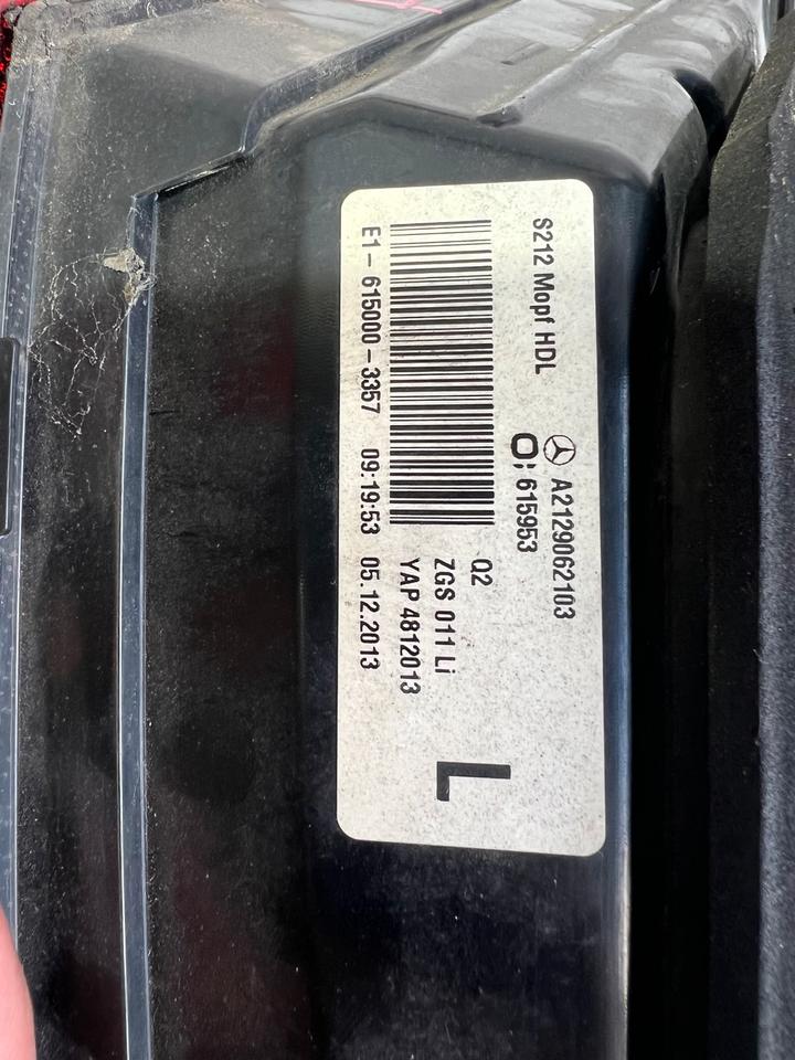 Mercedes E-Klasse S212 Mopf Heckleuchte Rückleuchte Hinten Links – Bild 11