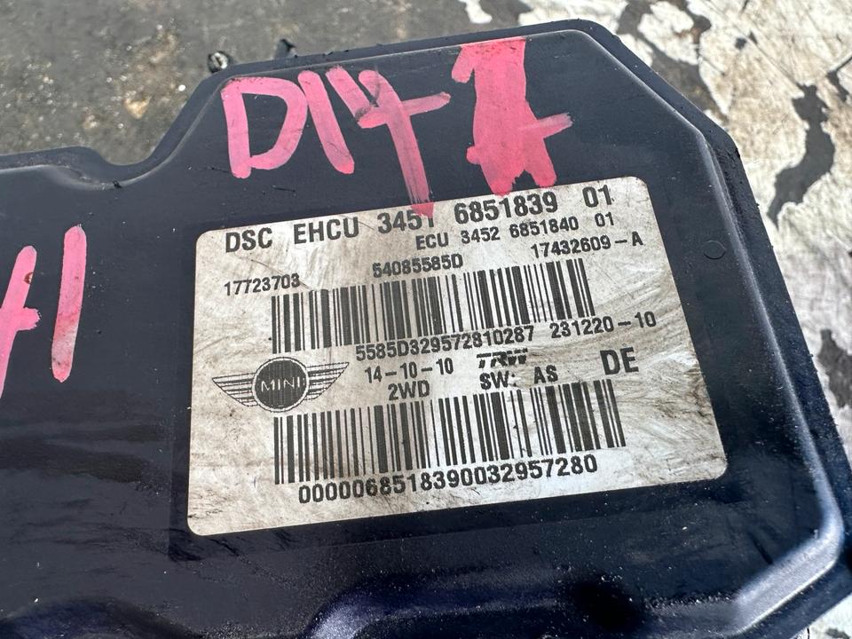 Mini Cooper R55 R56 R57 ABS Block ESP DSC Steuergerät 6851839 – Bild 4