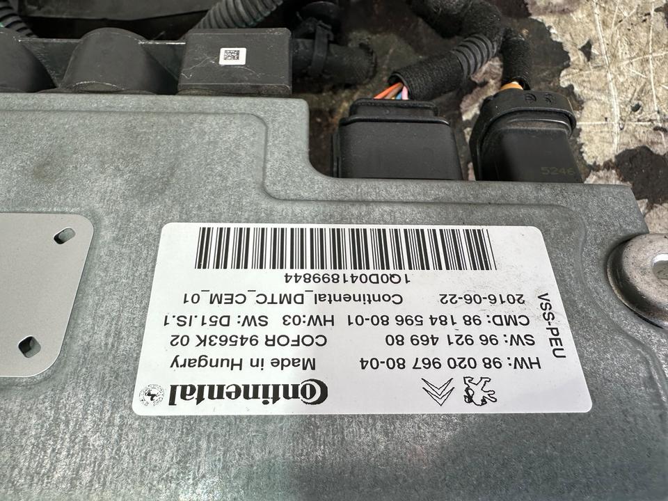 Peugeot 308 II Start Stop Steuervorrichtung 9802096780 9692146980 – Bild 7