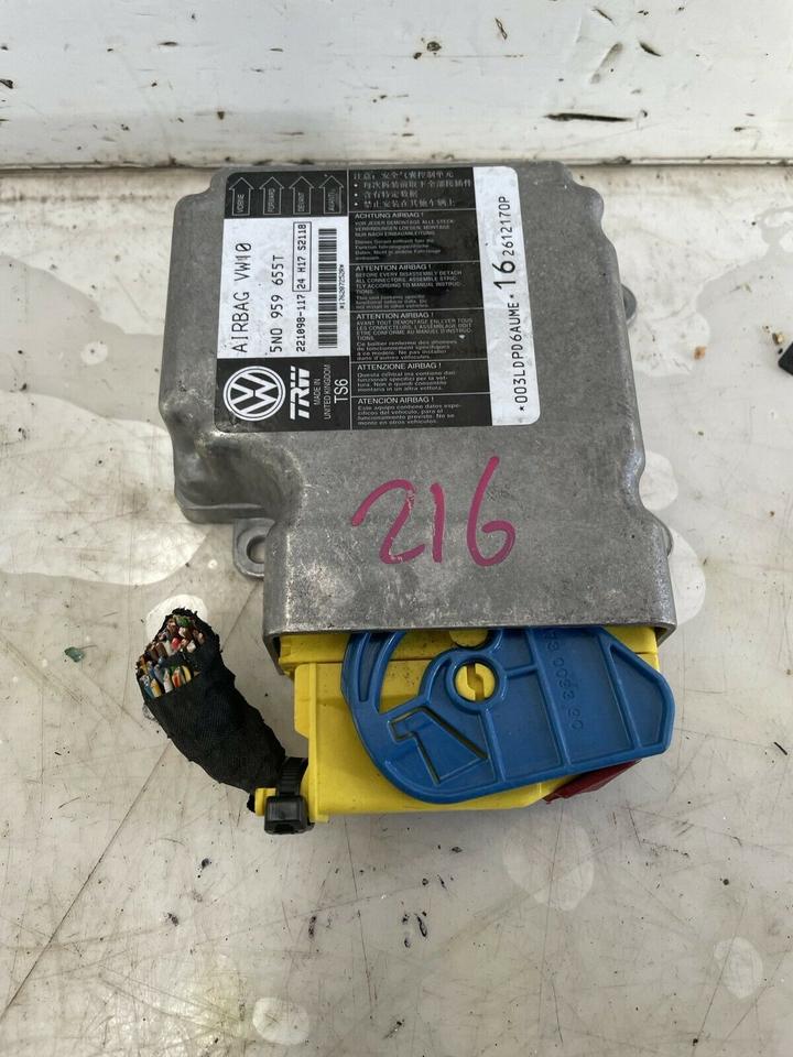 VW Passat Tiguan 5N Airbagsteuergerät Steuergerät 5N0959655T – Bild 3