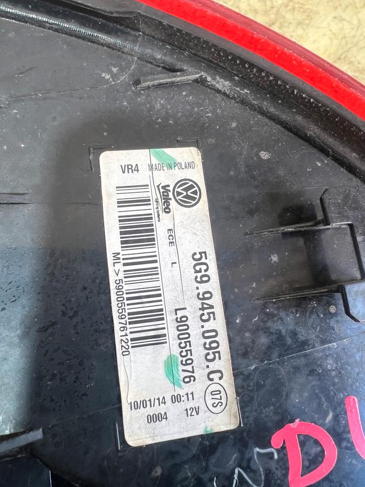 VW Golf 7 VII Variant Rückleuchte Heckleuchte Hinten Rechts Links – Bild 16
