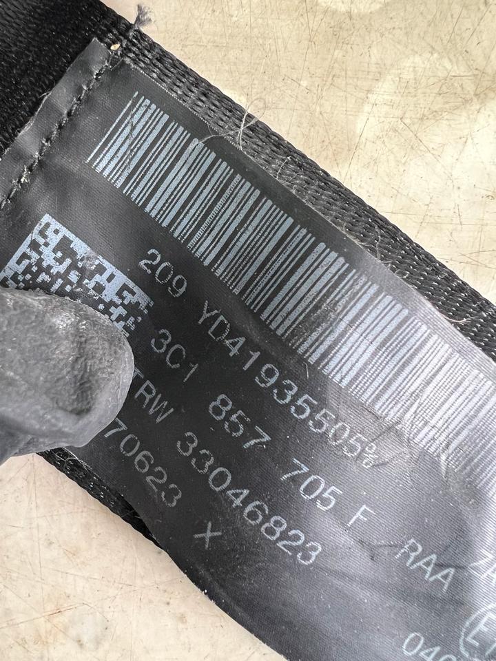 VW Passat B6 3C Sicherheitsgurt Gurt Vorne 3C1857706F 3C1857705F – Bild 13