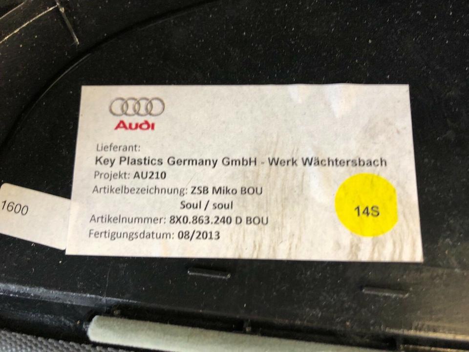 Audi A1 8X Mittelkonsole Mittelarmlehne Ablagefach Mitte – Bild 11