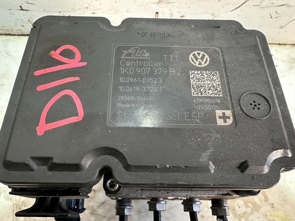 VW Golf 6 VI ABS Block ESP Steuergerät Hydraulikblock 1K0907379BJ – Bild 3