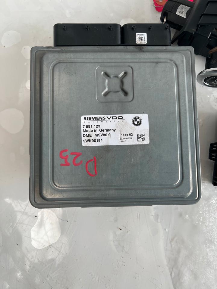 BMW 1er E81 E87 Motorsteuergerät Set 7581123 – Bild 2