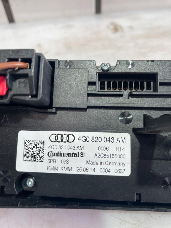 Audi A7 4G C7 Sitzheizung Klimabedienteil Bedienteil 4G0820043AM – Bild 8