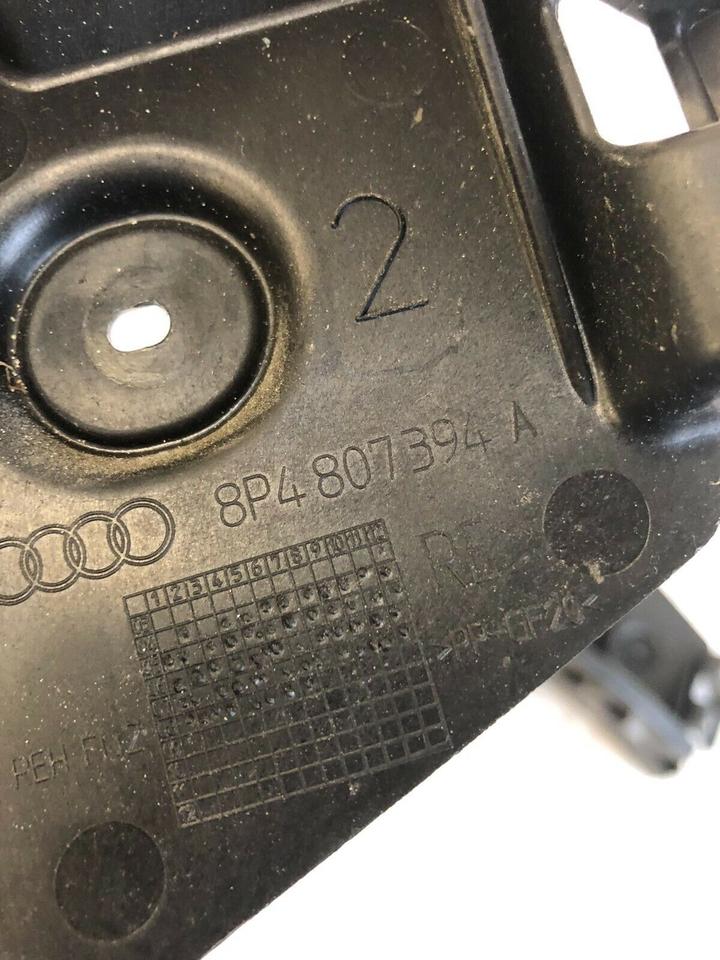Audi A3 8P Stoßstange Halter Träger Hinten 8P4807394A 8P4807393A – Bild 8