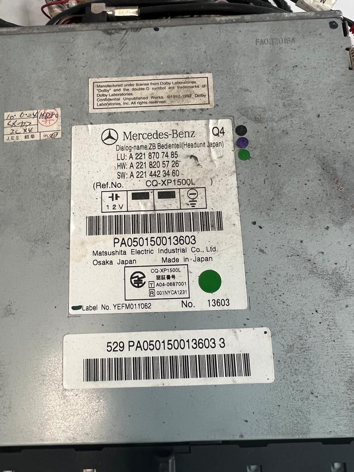 Mercedes W221 CD Player A2218707485 – Bild 3