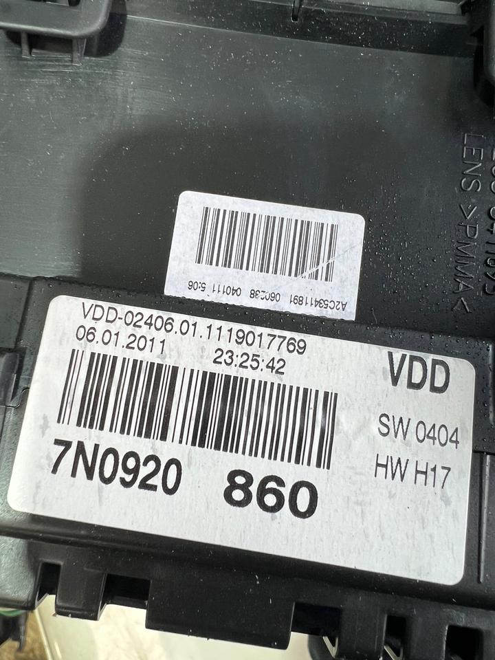 VW Sharan 7N Tacho Tachometer Kombiinstrument 7N0920860 – Bild 6