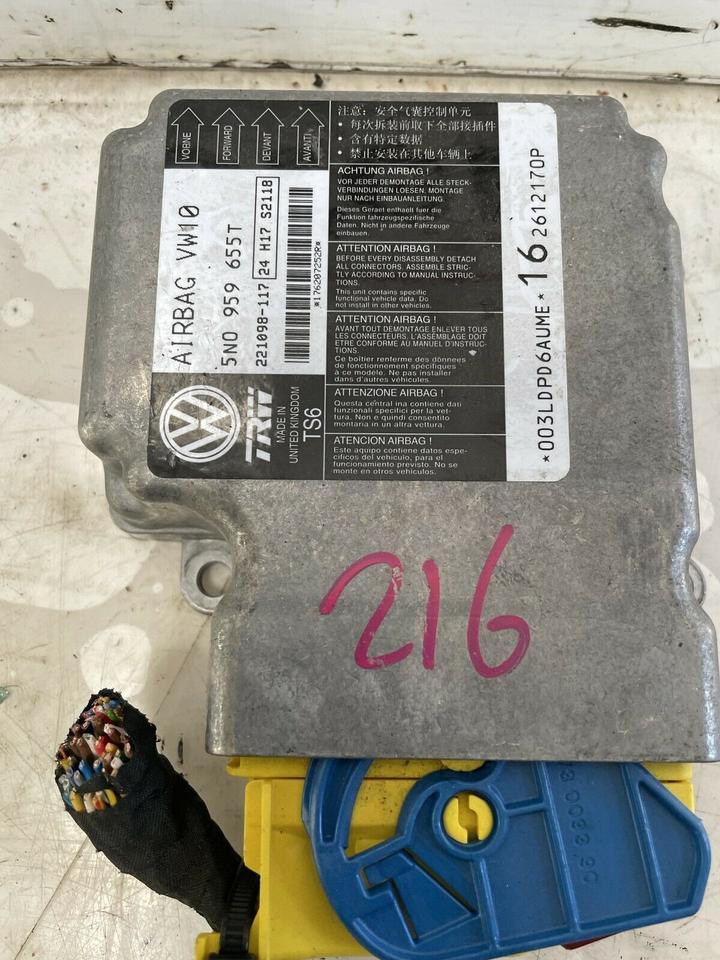VW Passat Tiguan 5N Airbagsteuergerät Steuergerät 5N0959655T – Bild 4
