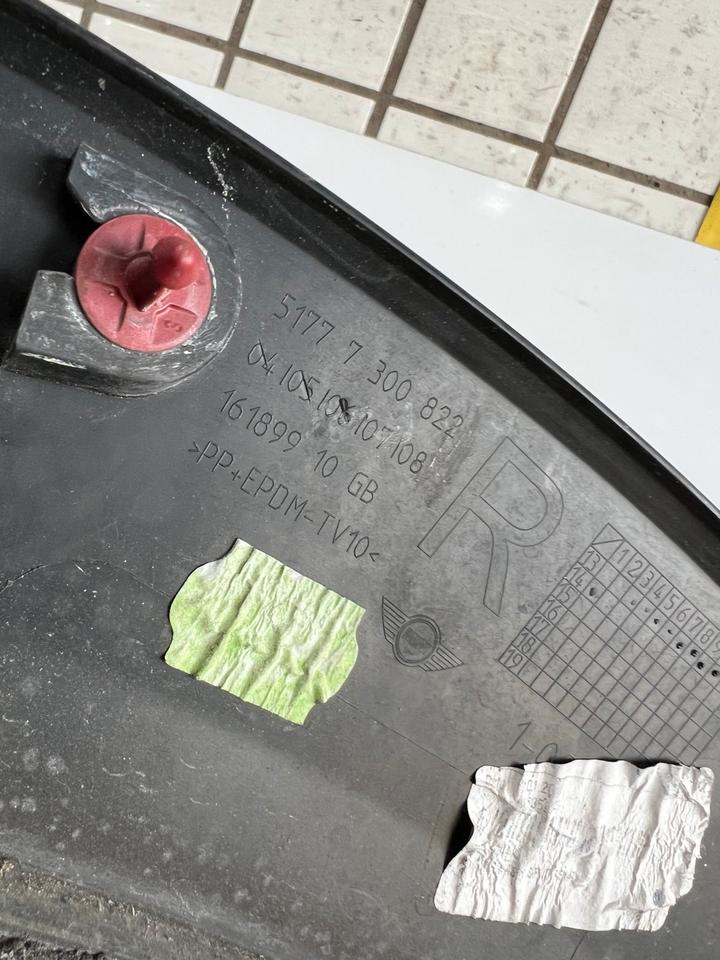 Mini F55 F56 F57 Kotflügel Radlauf Verkleidung 7300822 – Bild 6