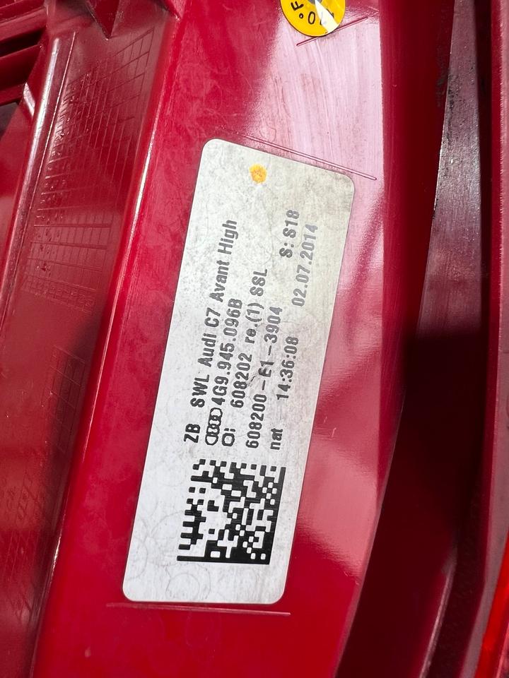 Audi A6 4G Avant Rückleuchte Heckleuchte Leuchte Hinten – Bild 15
