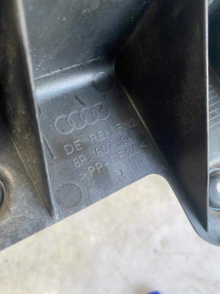 Audi A3 8P Führungen Stoßstangenhalterung Hinten 8P3807393 – Bild 9
