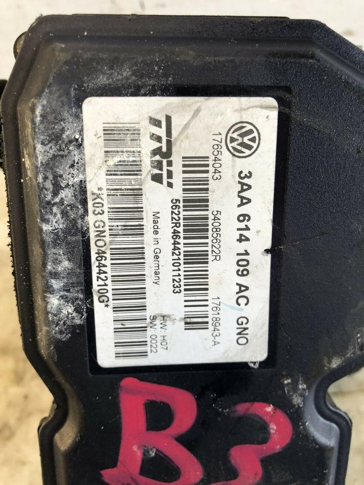 VW Passat B7 3C Hydraulikblock ABS Steuergerät 3AA614109AC – Bild 3