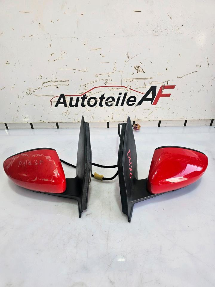 VW Polo 6R Außenspiegel Spiegel Vorne Rechts Links LP3G