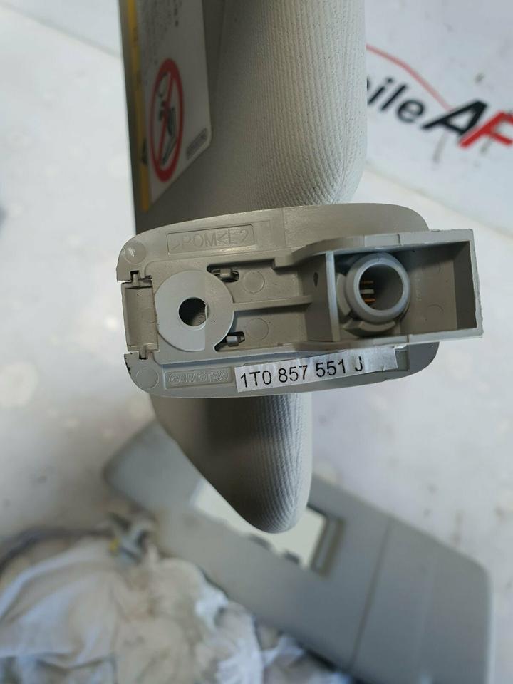 VW Touran 1T Sonnenblende rechts links 1T0857552F 1T0857551F – Bild 6