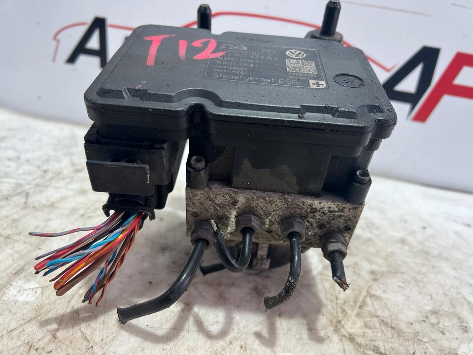 VW Audi Golf 6 A3 8P ABS Steuergerät Hydraulikblock 1K0907379AJ – Bild 2