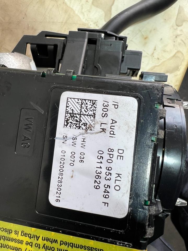 Audi A3 8P Lenkstock Blinker Schleifring 8P0953549F – Bild 10