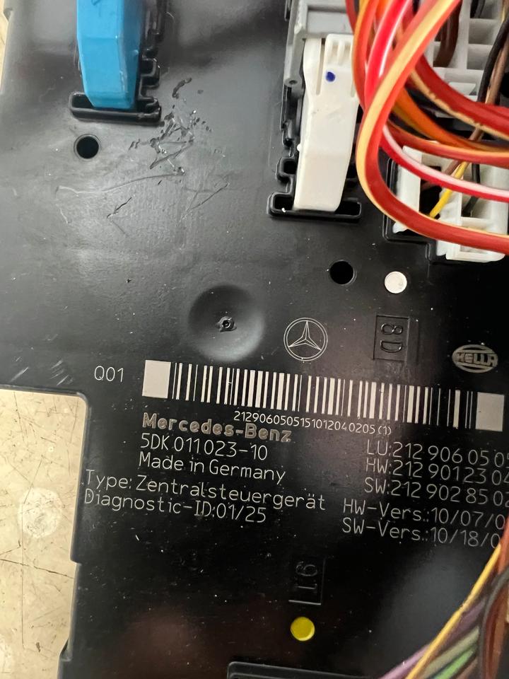 Mercedes S Klasse W221 Steuergerät Sicherungskasten 2129060505 – Bild 7