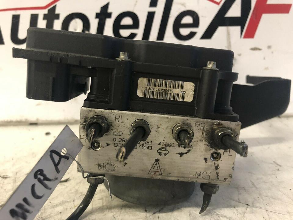 Nissan Micra K13 ABS Steuergerät Hydraulikblock ESP – Bild 3