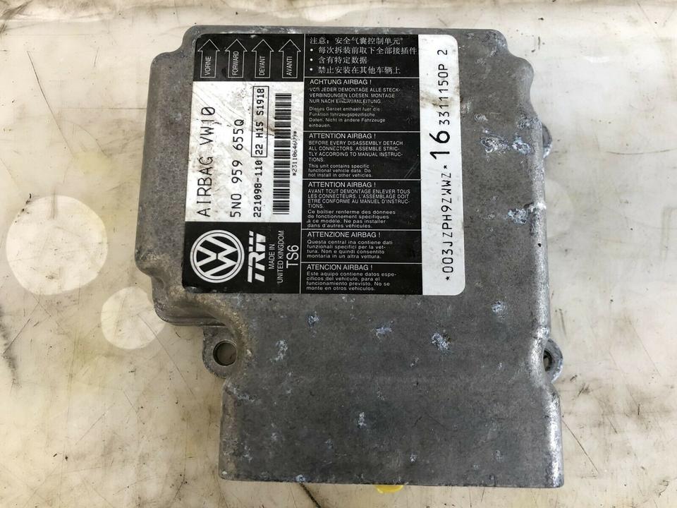 VW Tiguan 5N Steuergerät Airbag Airbagsteuergerät 5N0959655Q – Bild 3