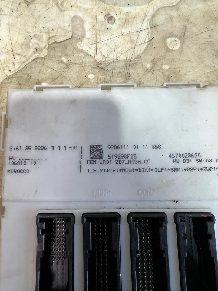 BMW 3er F30 F31 Komfortsteuergerät Bordnetzsteuergerät 9286111 – Bild 4