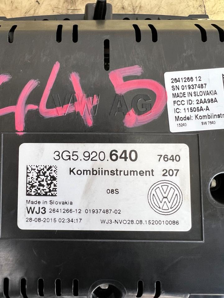 VW Passat B8 3G Tacho Tachometer Kombiinstrument 3G5920640 – Bild 6
