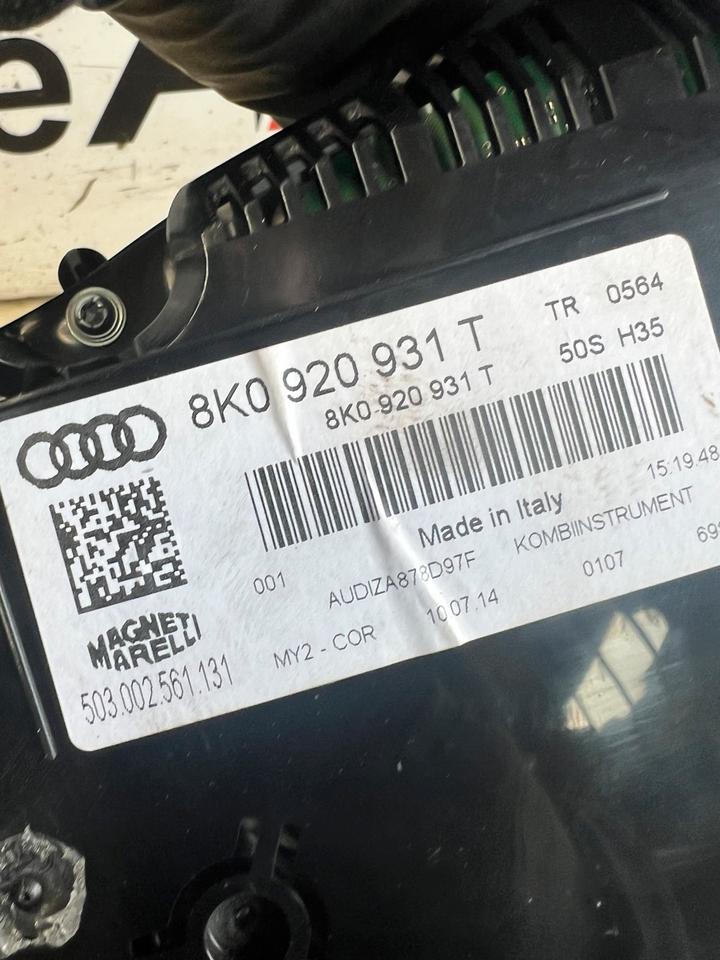 Audi A4 B8 8K Tacho Tachometer Kombiinstrument 8K0920931T – Bild 5