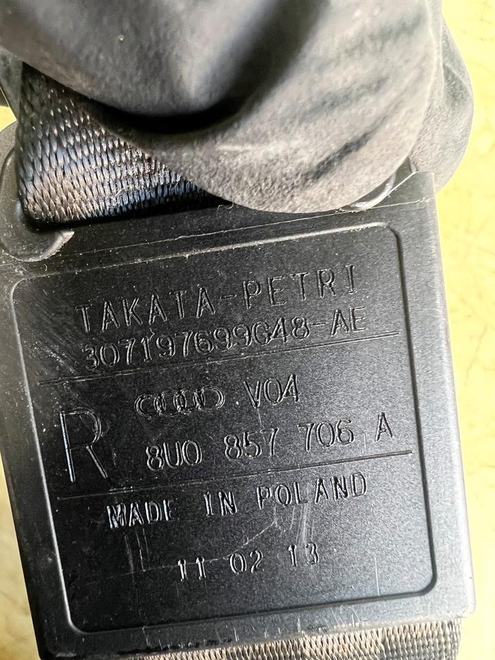 Audi Q3 8U Gurt Sicherheitsgurt Vorne Rechts 8U0857706A – Bild 10