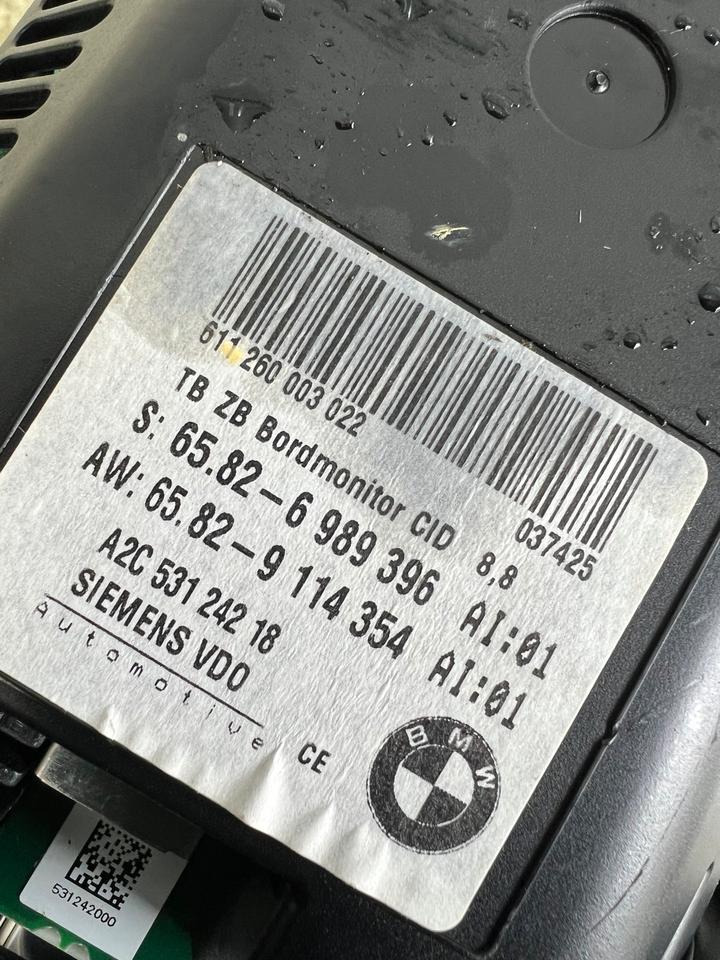 BMW 5er E60 E61 Display Bildschirm Bordcomputer 6989396 – Bild 7