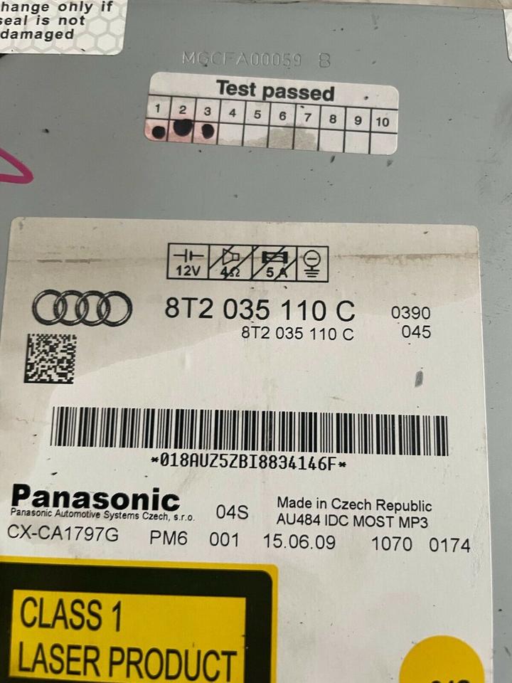 Audi A4 B8 8K Radio CD Player 8T2035110C – Bild 10