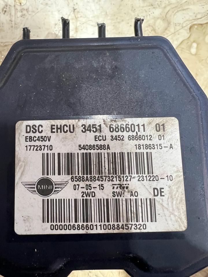 Mini Cooper S R55 R56 R60 ABS Steuergerät Hydraulikblock 6866011 – Bild 3