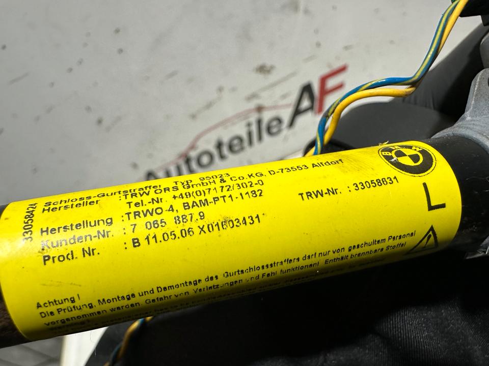 BMW 5er E60 E61 Gurtschloss Gurtstraffer Hinten 7065887 7065888 – Bild 11