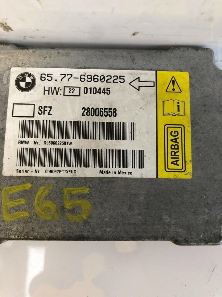 BMW 7er E65 E66 Airbagsteuergerät Steuergerät Airbag 65776960225 – Bild 2