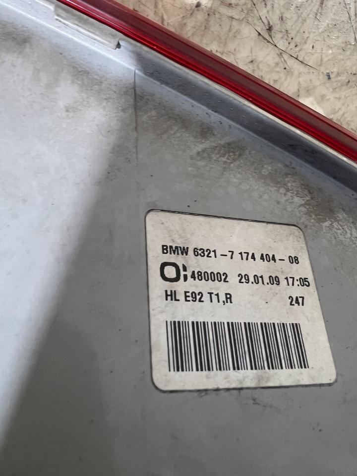 BMW 3er E92 Heckleuchte Rückleuchte Leuchte Hinten – Bild 8