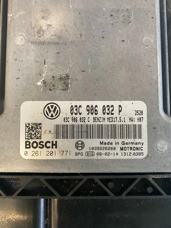 VW Golf 5 Touran 1.4 TSI Motorsteuergerät Steuergerät 03C906032P – Bild 3