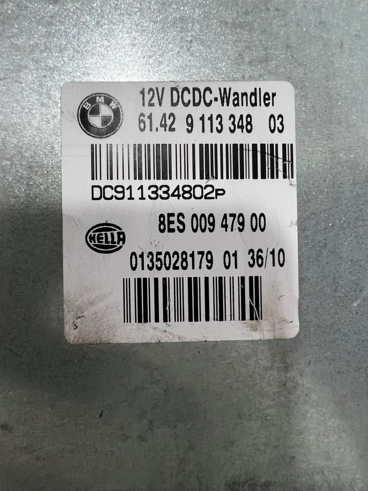 BMW 3er E92 E93 Spannungswandler Steuergerät 9113348 – Bild 3