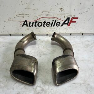 Porsche Cayenne 9PA Auspuffrohr Blende Endschalldämpfer Hinten