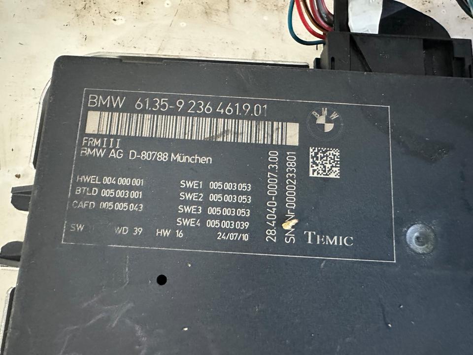 BMW 5er F10 F11 Fußraummodul Steuergerät 9236461 – Bild 3