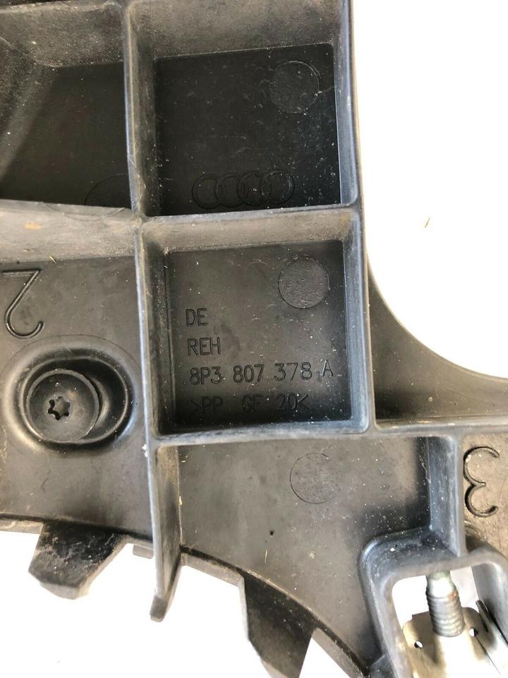 Audi A3 8P Stoßstangenhalter Führung Hinten Rechts 8P3807378 – Bild 6