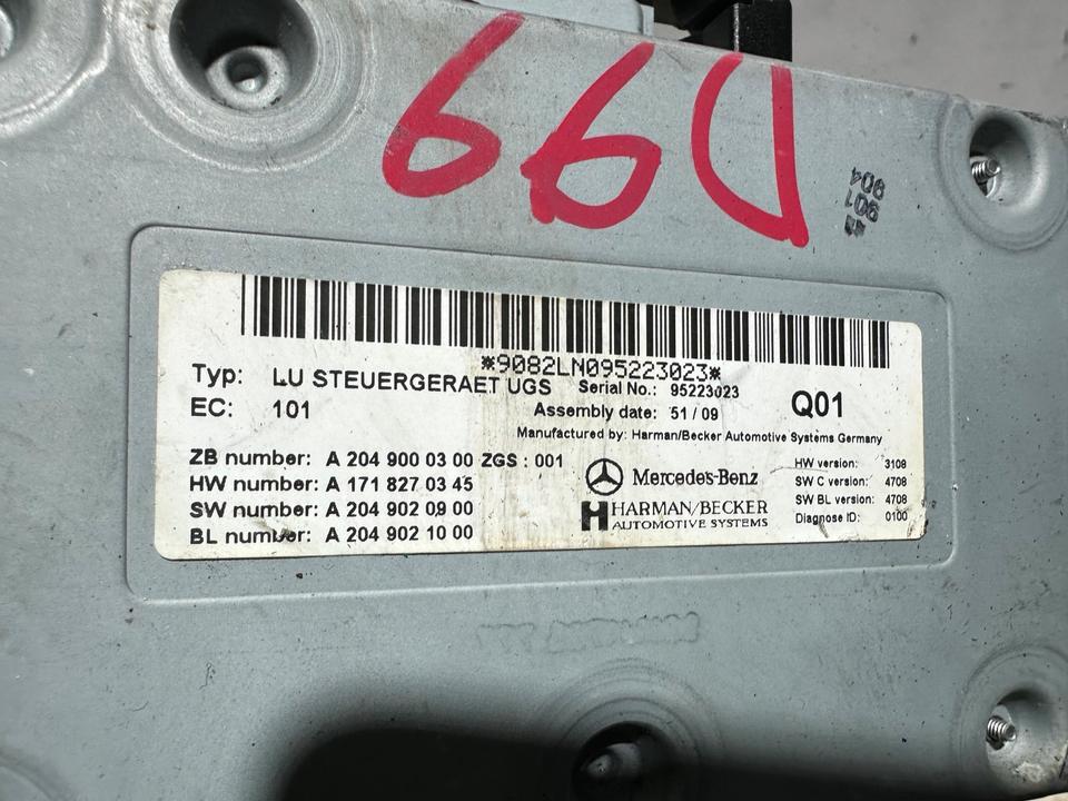 Mercedes W204 S204 Steuergerät Media Interface A2049000300 – Bild 3