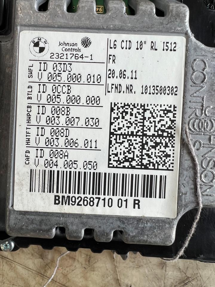 BMW 7er F01 F02 Navigation Display Bildschirm 2321764 – Bild 5