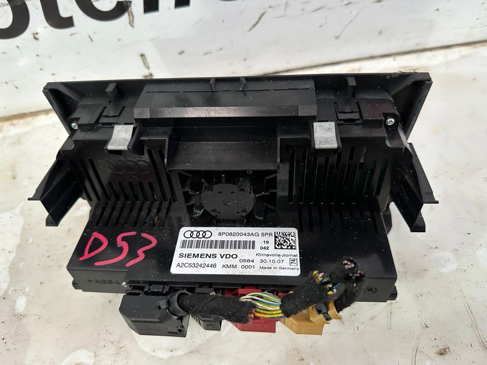 Audi A3 8P Klimabedienteil Heizungsregler 8P0820043AG – Bild 4