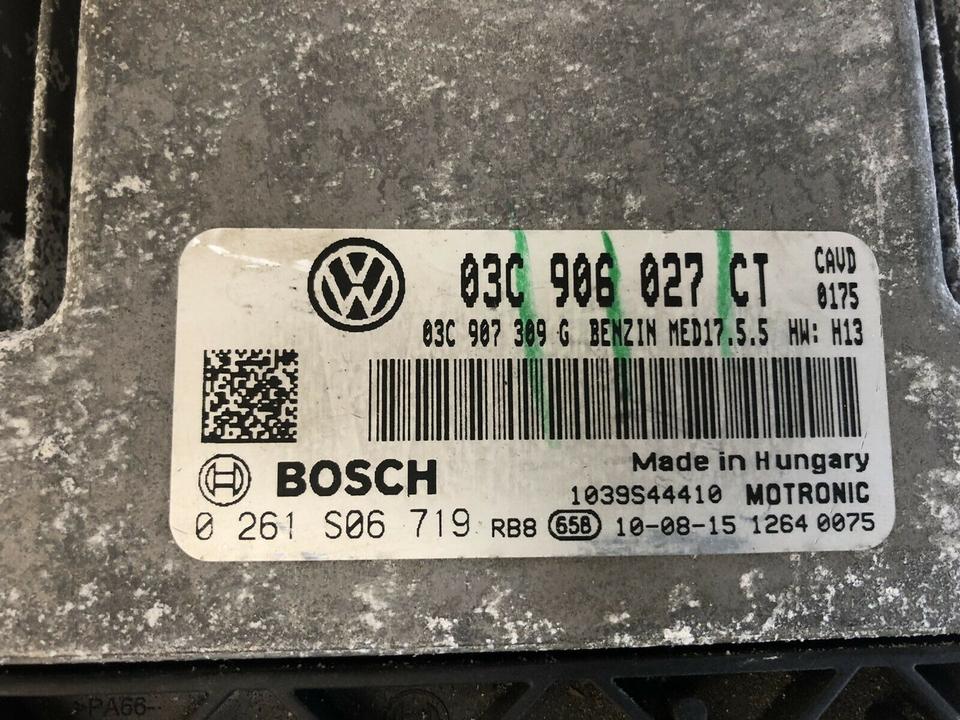 VW Golf 6 1.4 TSI 160 PS Motorsteuergerät Steuergerät 03C906027CT – Bild 4
