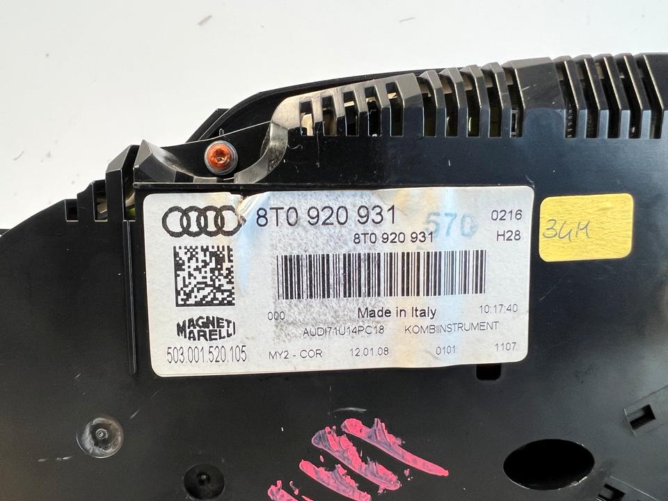 Audi A5 8T Tacho Tachometer Komiinstrument 8T0920931 – Bild 8