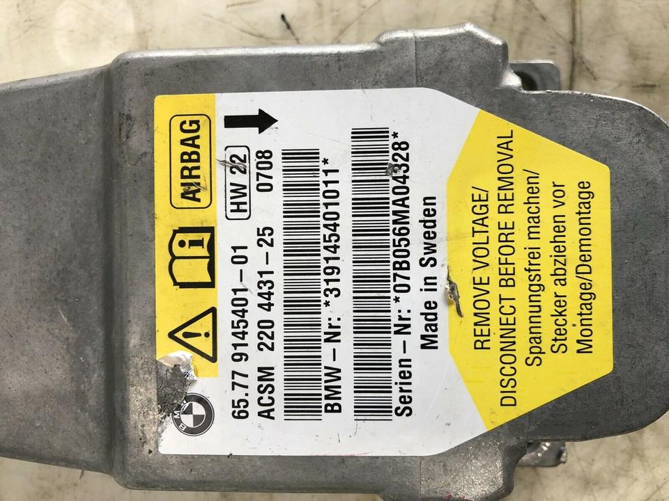 BMW 5er E60 E61 Airbagsteuergerät Airbag Steuergerät 9172019 – Bild 4