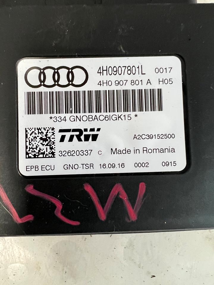 Audi A8 4H Steuergerät Feststellbremse 4H0907801L – Bild 3