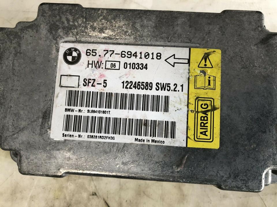 BMW 5er E60 E61 Airbag Steuergerät Steuermodul 6941018 – Bild 3