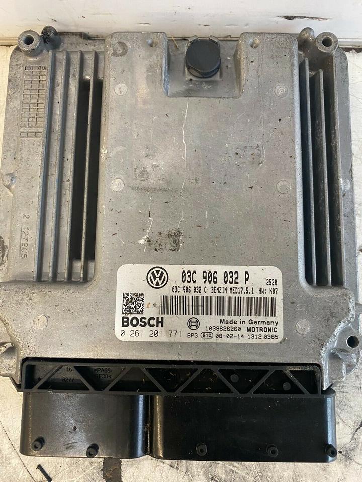 VW Golf 5 Touran 1.4 TSI Motorsteuergerät Steuergerät 03C906032P – Bild 2