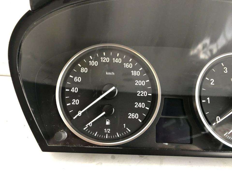 BMW 5er E60 E61 LCI Facelift Tacho Kombiinstrument Tachometer – Bild 3